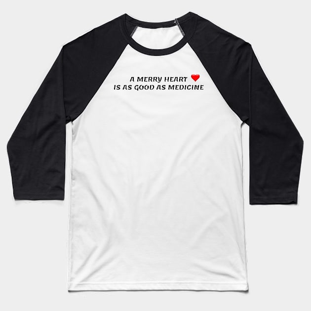 MERRY HEART Baseball T-Shirt by PeaceOfMind